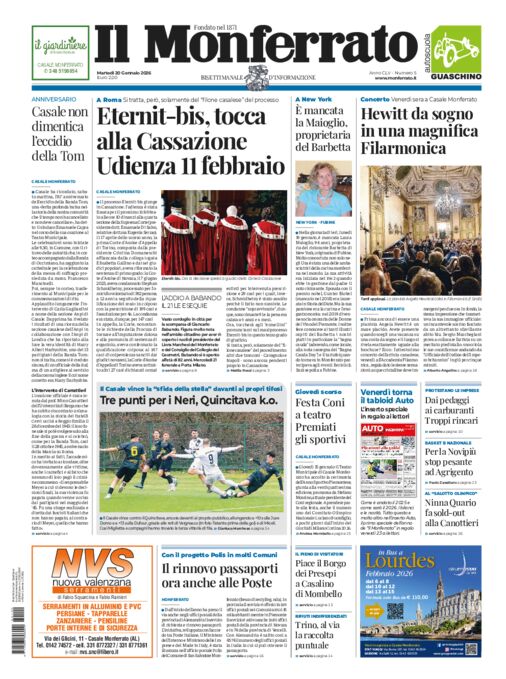 Il Monferrato - Edizione 5 del 20/01/2026